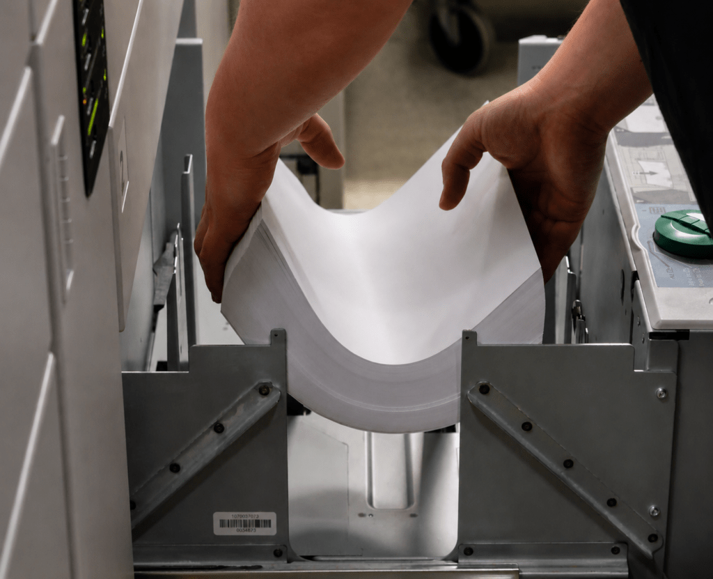 DMP BPO printer paper restock